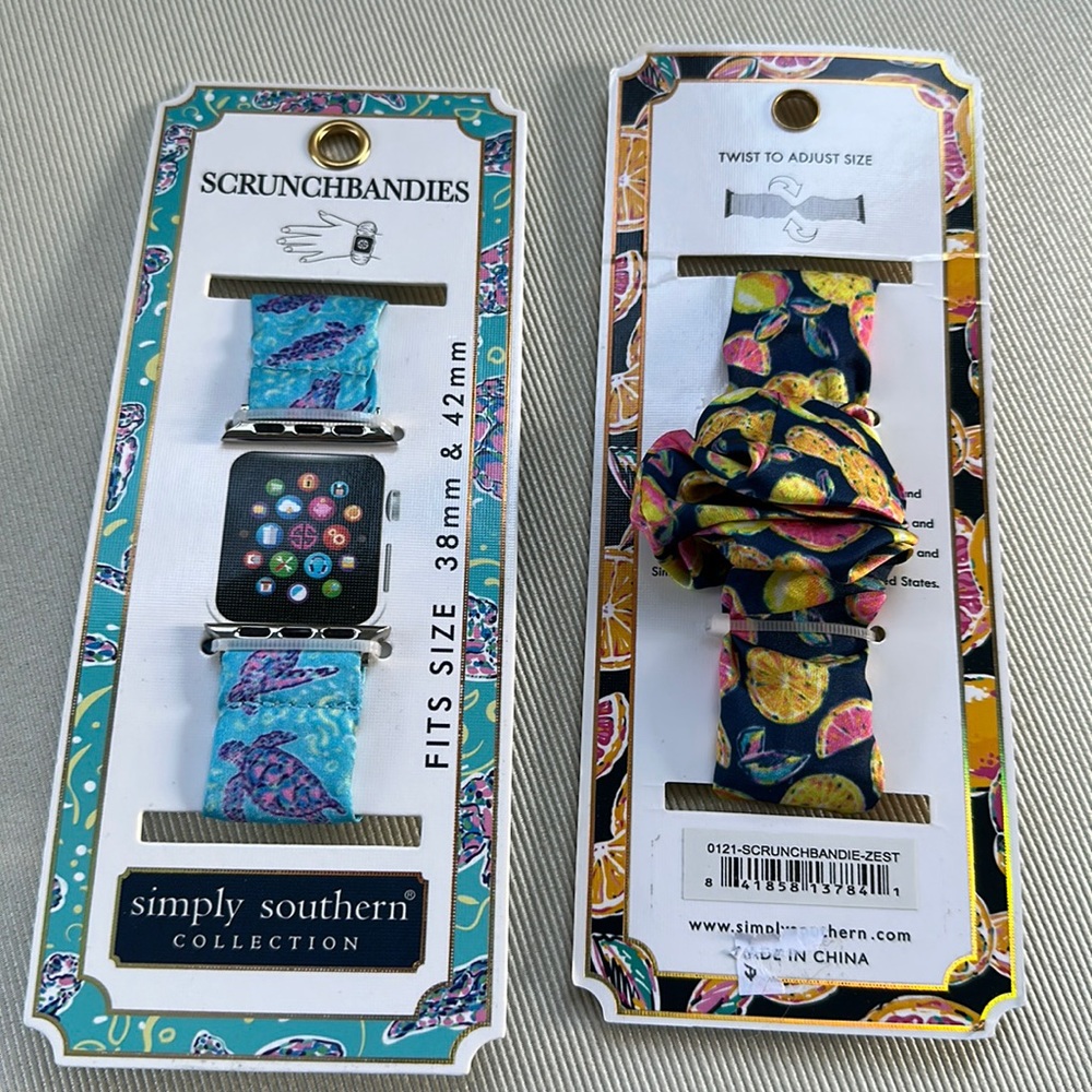 Nwt 2 Simply Southern scrunching watch bands